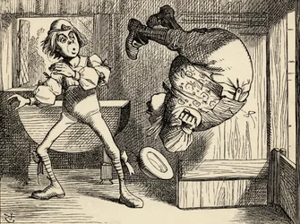 Vader William doet een achterwaartse salto, uit 